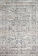 High Low Pile Lucia LUC-03 Area Rug by Loloi II, Steel/Ivory, 2'x3'