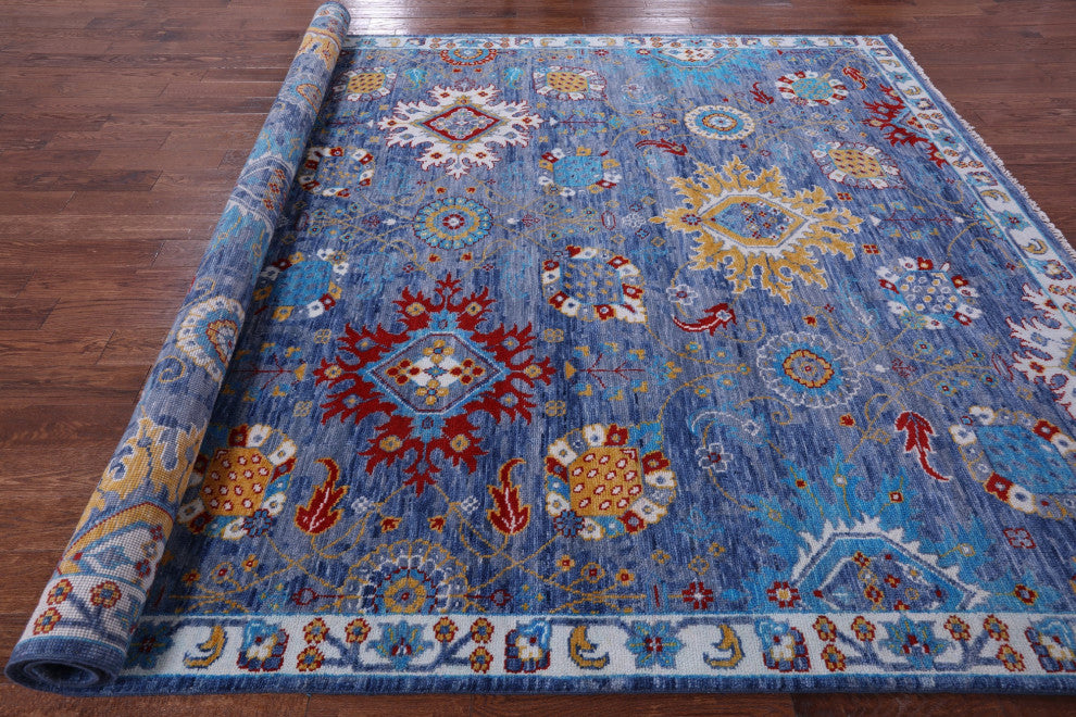 9' 0" X 12' 1" Turkish Oushak Handmade Rug - Q13442