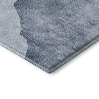 Premium Machine Washable Mayfield AMF547 Blue 2'3" x 7'6" Runner Rug