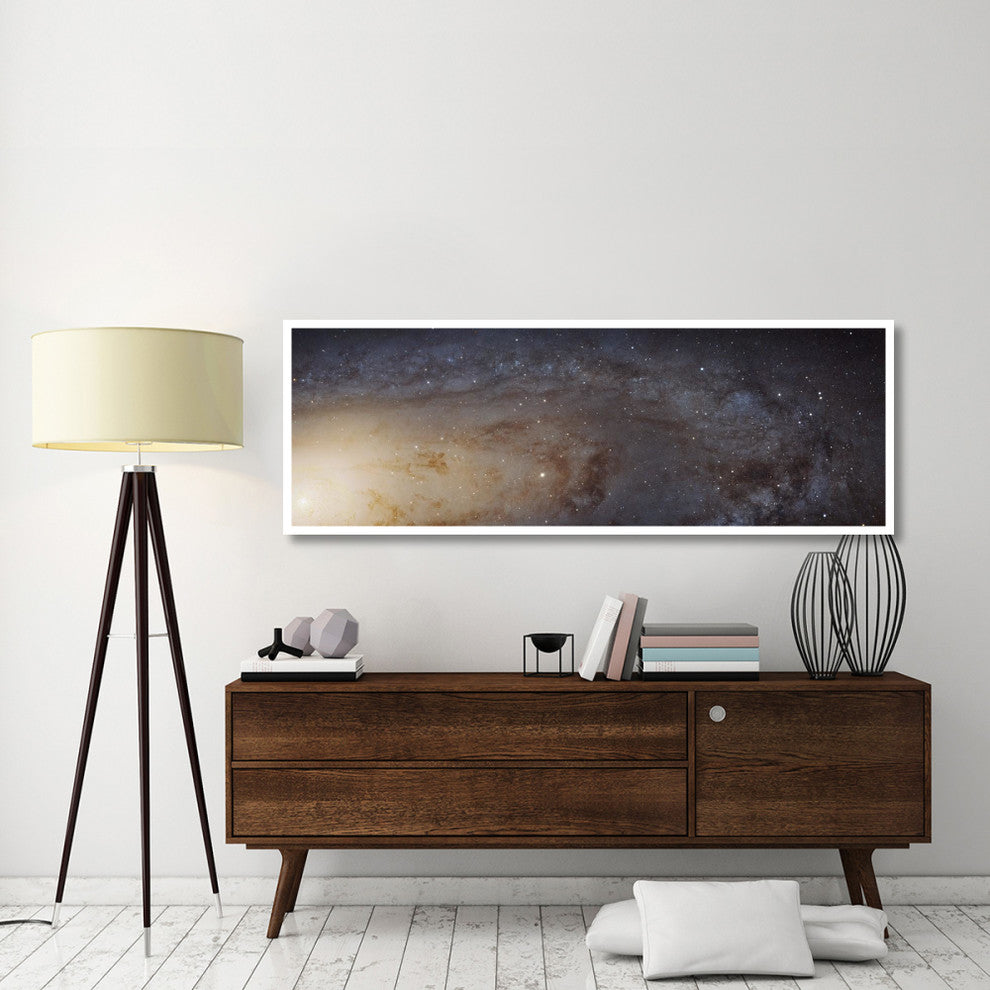 "Hubble M31 PHAT Mosaic - Andromeda Panorama" Paper Print by NASA, 74"x26"