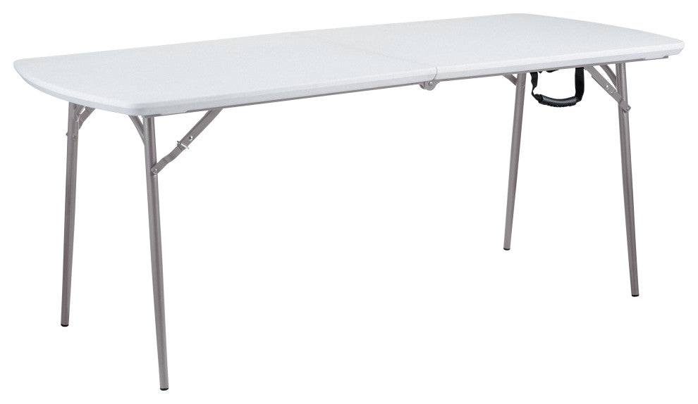 NPS 30" x 72" Heavy Duty Fold-in-Half Table, Speckled Grey