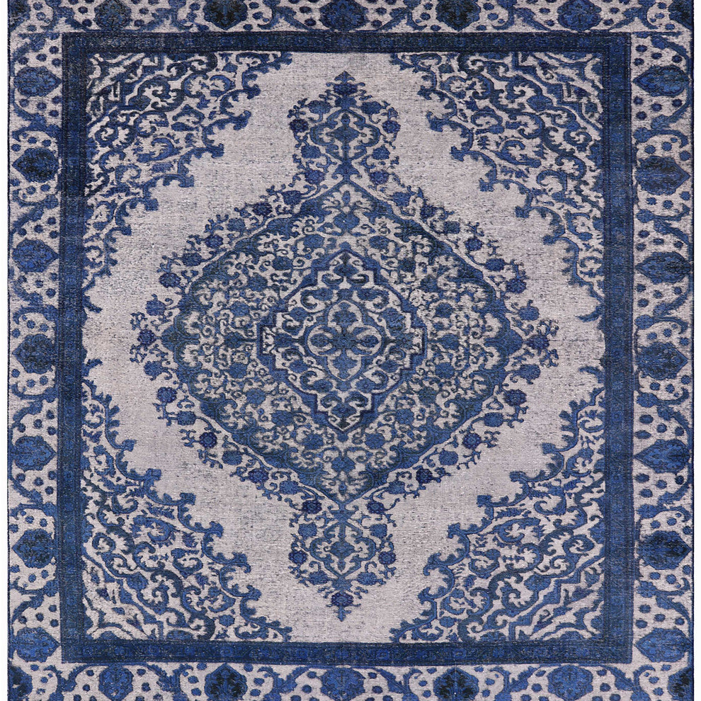 Ahgly Company Indoor Square Mid-Century Modern Area Rugs, 7' Square