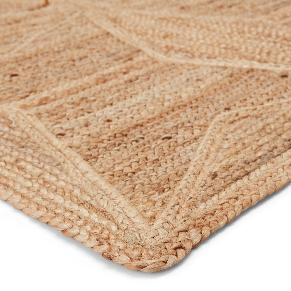Jaipur Living Abel Natural Geometric Beige Area Rug, 2''x3''