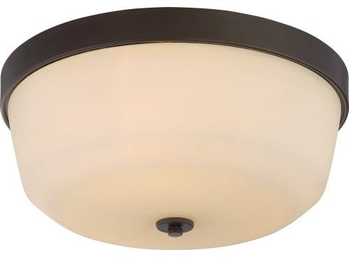 Laguna 3-Light Flush Fixture, Forest Bronze
