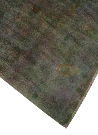 Vintage Distressed Overdyed Cumi Beige Rug
