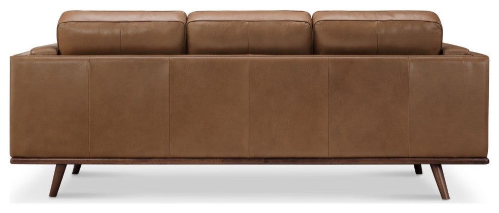 Positano Leather Sofa, Camel