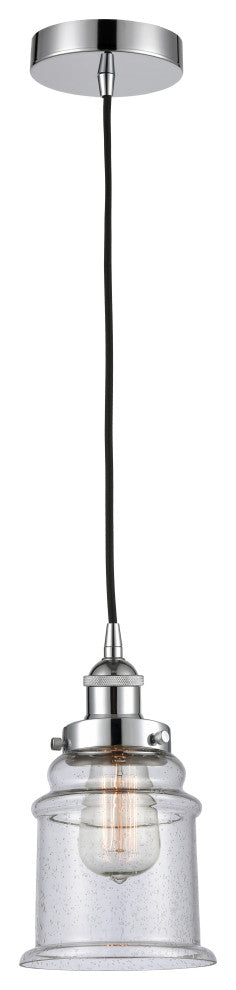 Innovations 616-1PH-PC-G184-LED 1-Light Mini Pendant, Polished Chrome