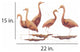 Flamingos Wall Decor Group Of Five