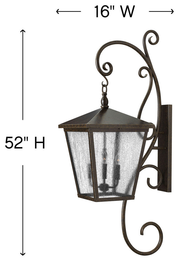 Outdoor Trellis 4-Light, Regency Bronze