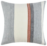 Caylor 22" Belgian Linen Blend Multicolor Throw Pillow by Kosas Home