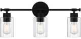 Caputo 3-Light Bath, Matte Black