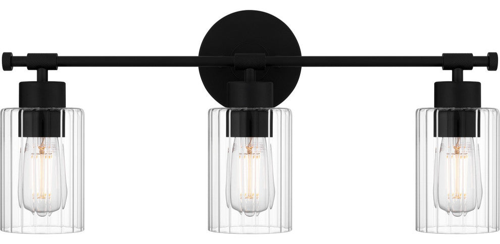 Caputo 3-Light Bath, Matte Black