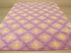 Hand-Tufted Wool Purple Contemporary Transitional Paris Rug, 5' X 8'