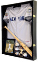 Extra Deep Jersey, Shadow Box Display Case With 98% UV, Black