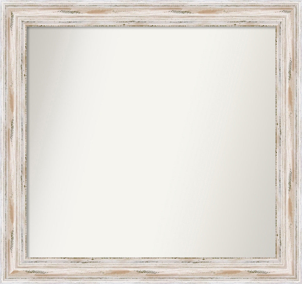 Wall Mirror Choose your Custom Size, Alexandria White Wash