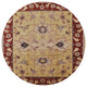 Ahgly Company Indoor Round Mid-Century Modern Area Rugs, 4' Round