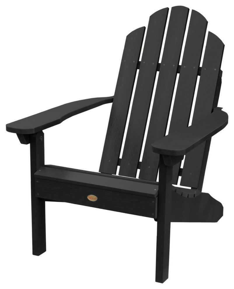 Classic Westport Adirondack Chair, Black