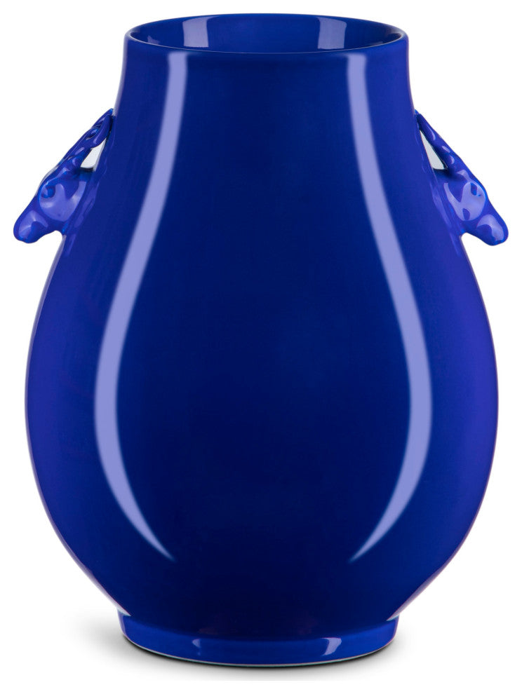 Ocean Blue Deer Ears Vase