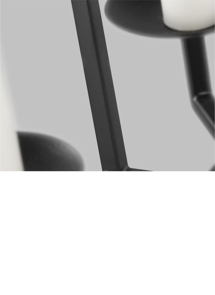 Dianna Four Light Medium Lantern, Midnight Black