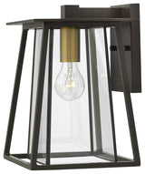 Hinkley Walker Small Wall Mount Lantern, Buckeye Bronze