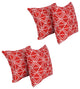17" Square Polyester Outdoor Throw Pillows, Set of 4, Lanova Apple