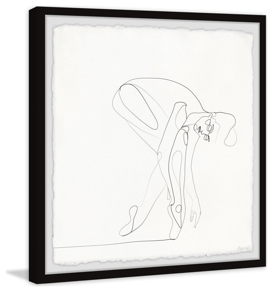 "Dream Hard Work Harder" Framed Painting Print, 12x12