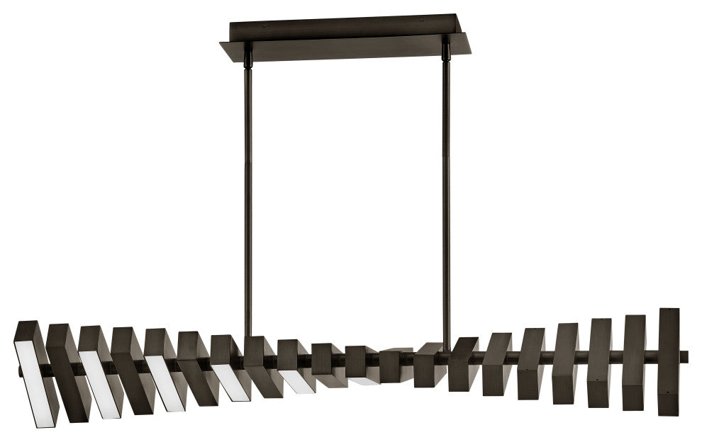Fredrick Ramond Stitch Medium Adjustable Led Linear, Painted Black Oxide