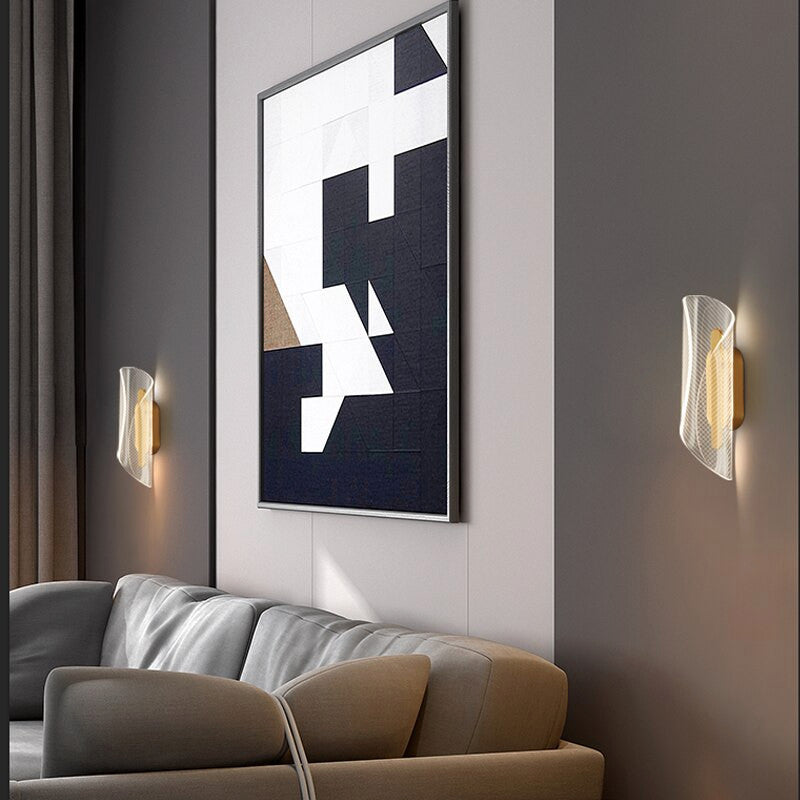 Toledo | Gold LED Wall Light Fixture For Bedroom