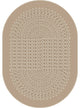 Like Home 10'9" X 13'2" Oval Area Rug, Color Beige