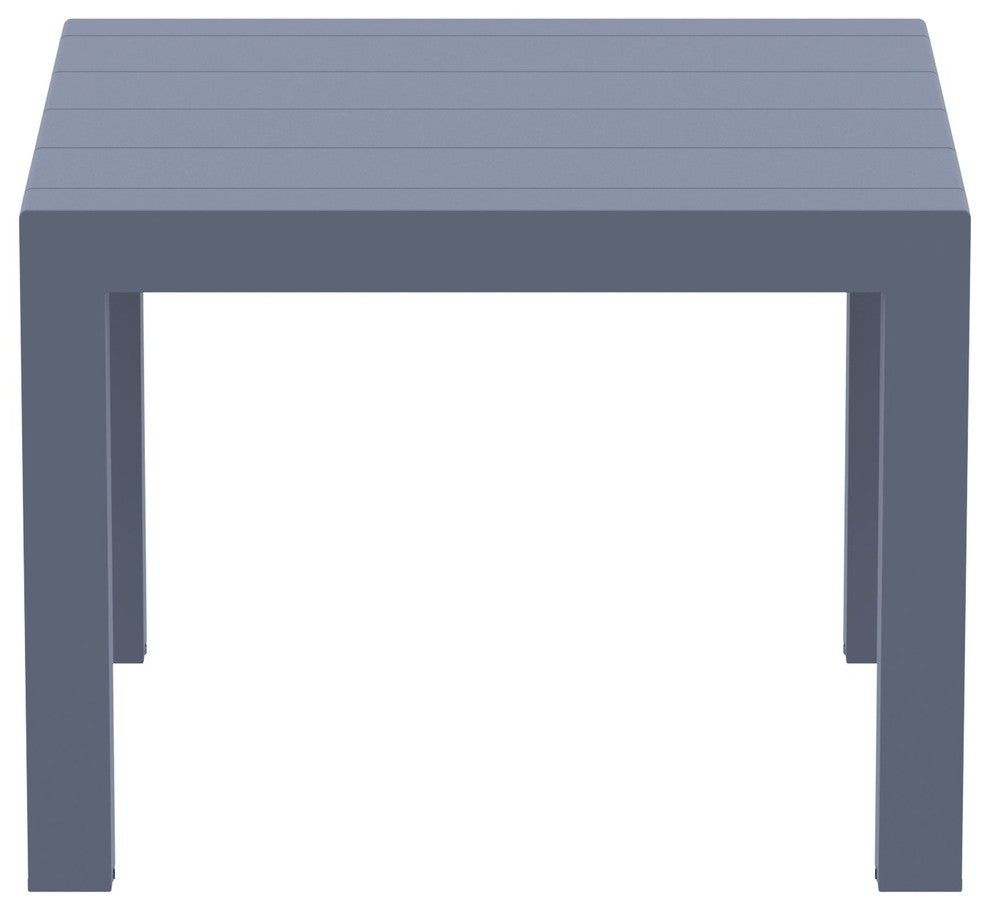 Compamia Vegas 39"-55" Extendable Dining Table, Dark Gray