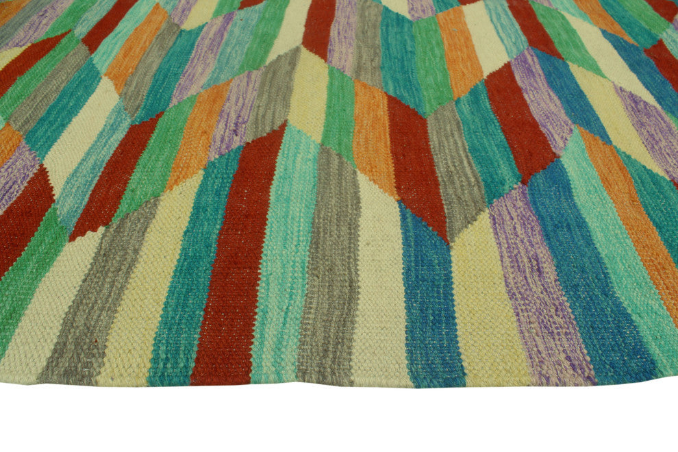 Winchester Kilim Lilliana Red/Gray Rug, 5'0x6'6