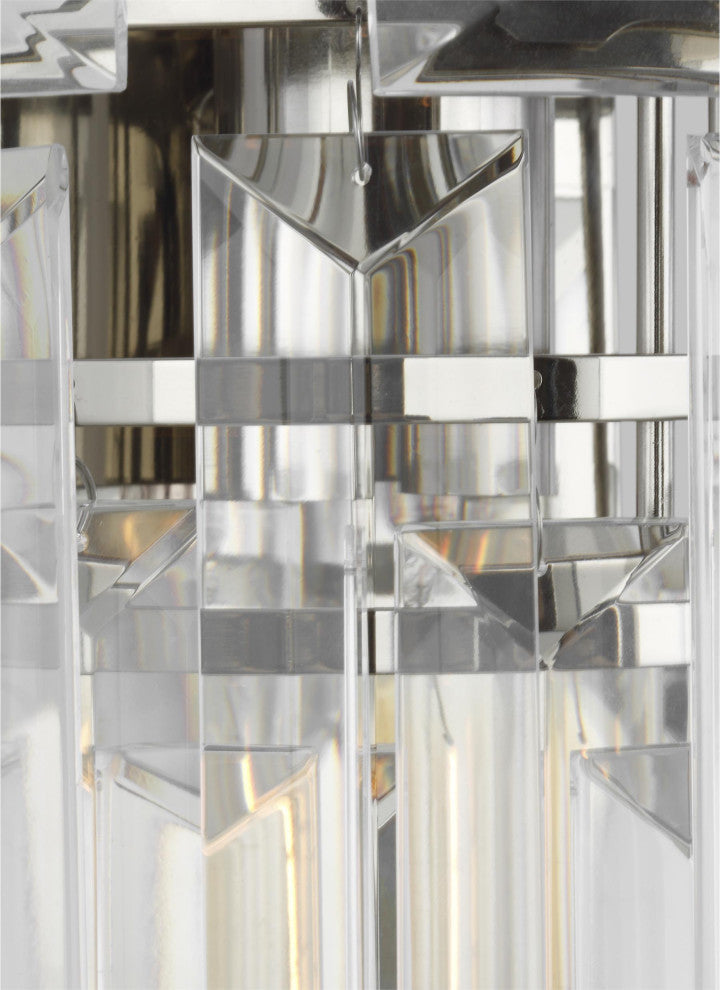 Arden Sconce, Polished Nickel