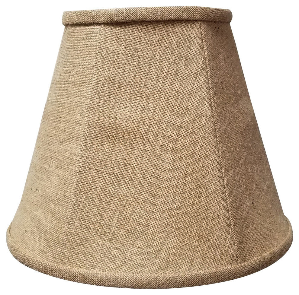 Royal Designs Empire Lamp Shade, Burlap, 8"