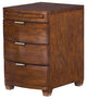 Hammary Chairsides Bowfront Chairside Table, Rich Cherry 200-019