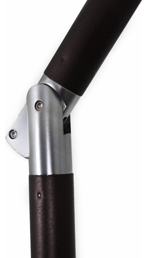 11' Aluminum Umbrella Collar Tilt Bronze, Red