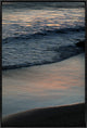 24x36 Sunkissed Shore Break II, Framed Artwork, Black