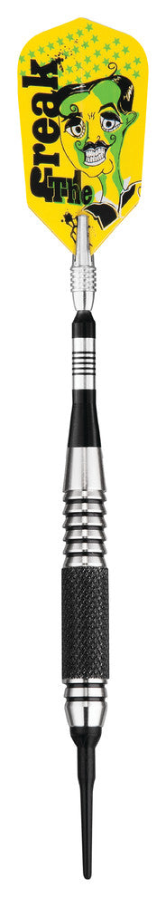 Freak Soft Tip Darts, Knurled and Grooved Barrel, 18 Grams