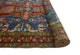 Fine Vintage Distressed Allyse Navy/Red Runner, 4'6x10'5