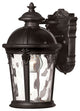 Hinkley Windsor Small Wall Mount Lantern, Black