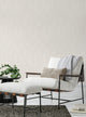 Woven Look Mixed Chevron Peel and Stick Vinyl Wallpaper, Beige, 24"w X 60"h