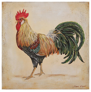 Jean Plout 'Rooster 3' Canvas Art