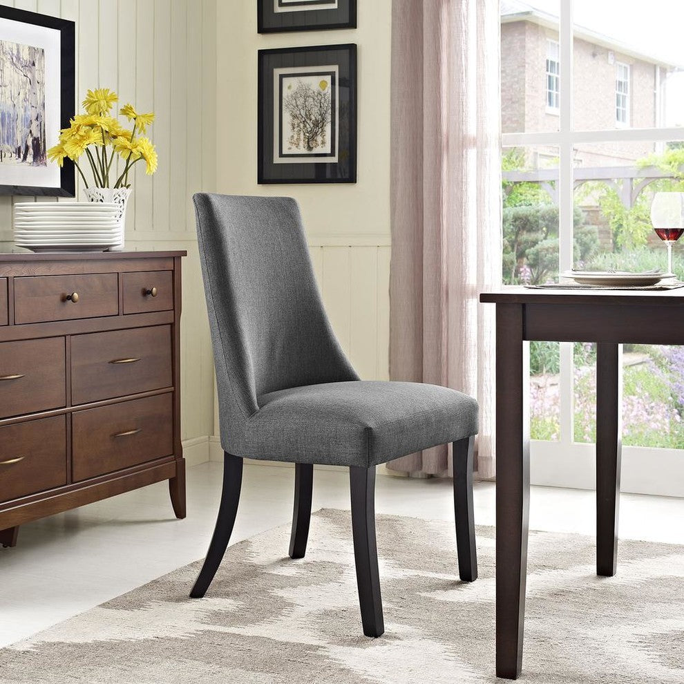 Modern Gray Reverie Dining Side Chair