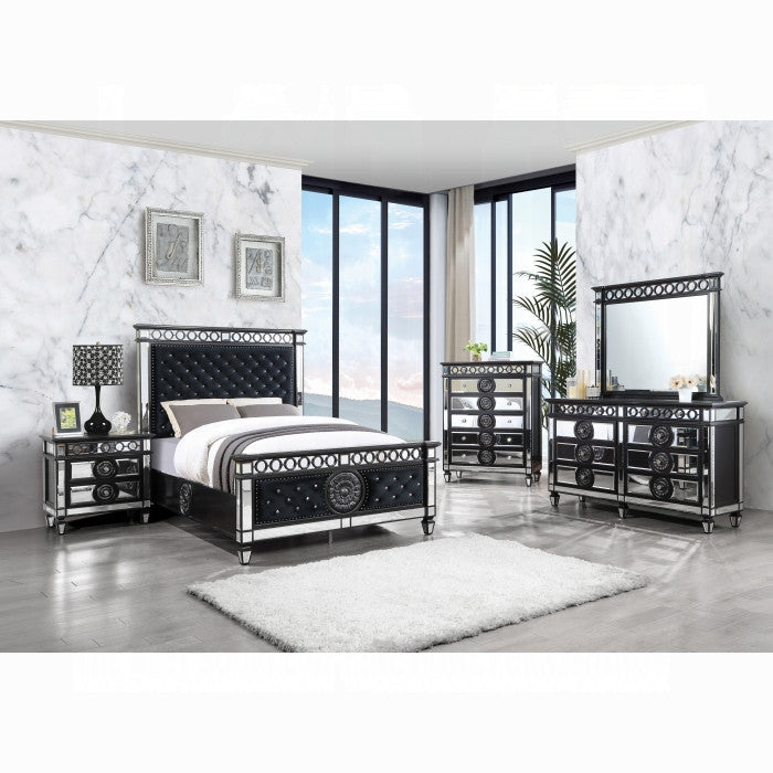 Varian II Dresser, Black Velvet and BLACK and Sliver FINISH