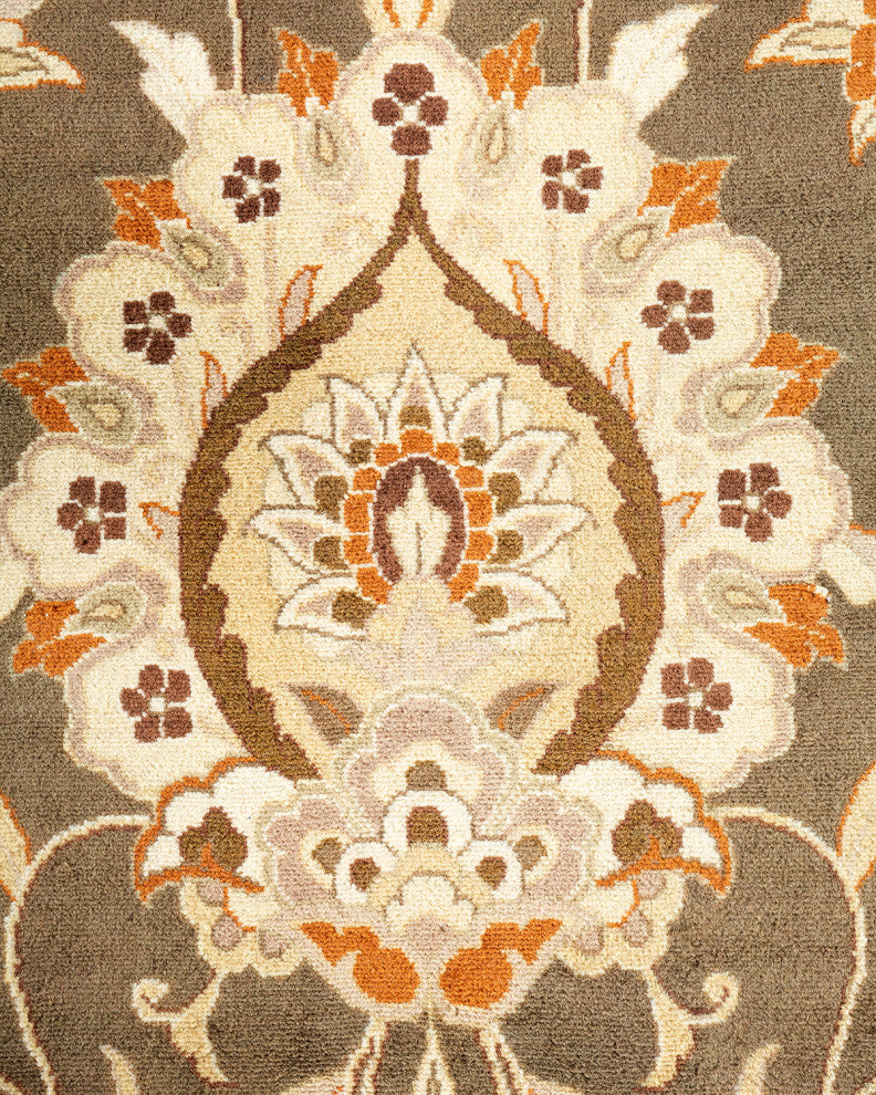 Mogul, One-of-a-Kind Hand-Knotted Area Rug Brown, 12' 1" x 15' 5"