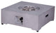 Square Faux Stone Outdoor Fire Pit with Rain Cover