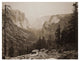 "Yosemite Valley, Inspiration Pt. Mariposa Trail, 1865-1866" Paper Art, 18"x14"