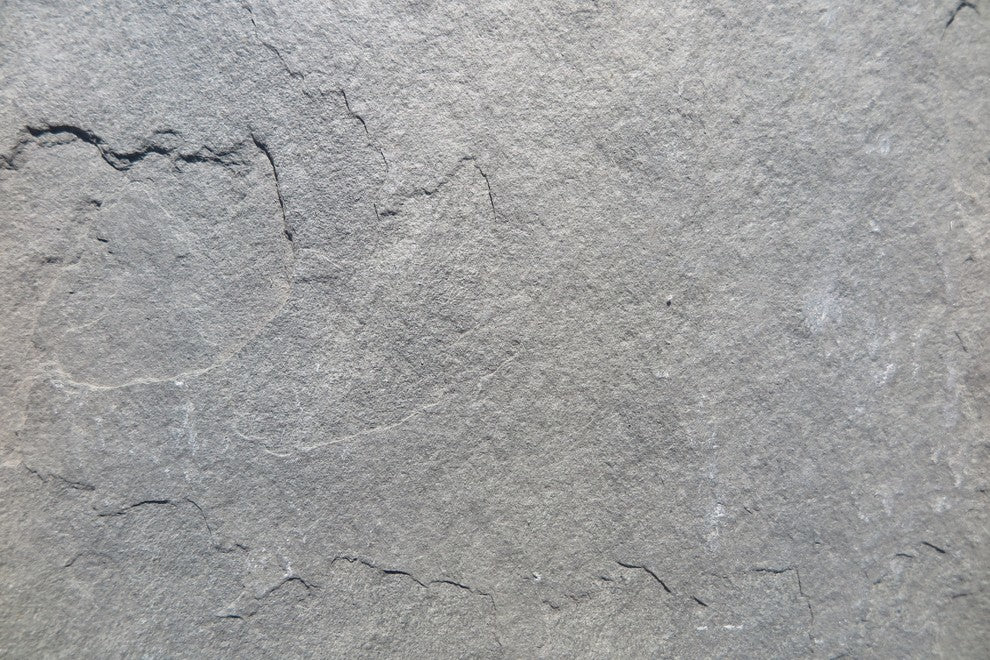 Kota Gray Limestone Tiles, Natural Cleft Face, Gauged Back Finish, 4"x4" Sample