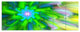 Dance of Green Flower Petals, Floral Canvas Art Print, 70"x28", 6 Panels