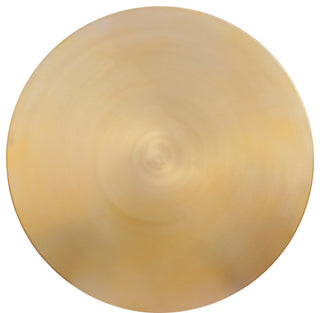 Raven Brushed Gold Top Dining Table