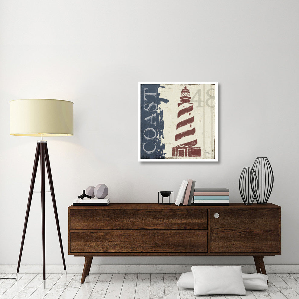 "Nautical V" Digital Paper Print by Wellington Studio, 32"x32"